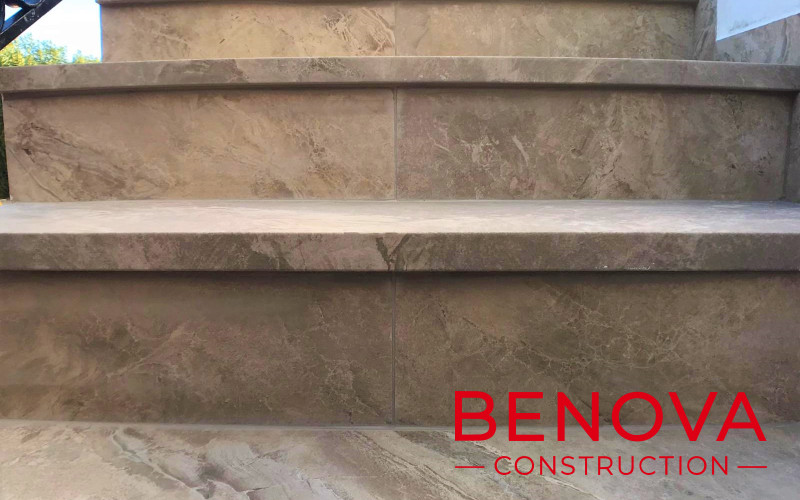 Revestimiento, alicatado e impermeabilización de una terraza en Jávea.