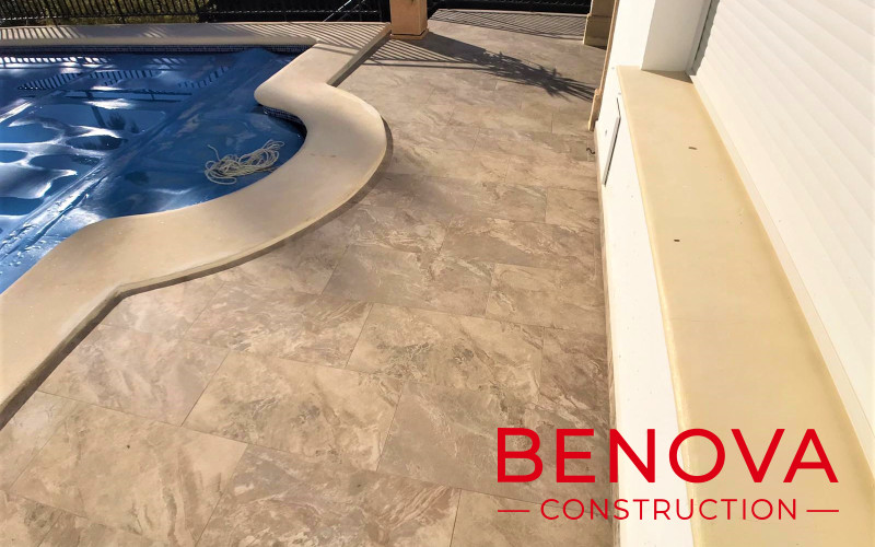 Revestimiento, alicatado e impermeabilización de una terraza en Jávea.