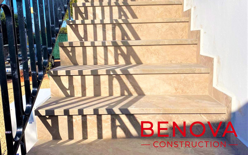 Revestimiento, alicatado e impermeabilización de una terraza en Jávea.